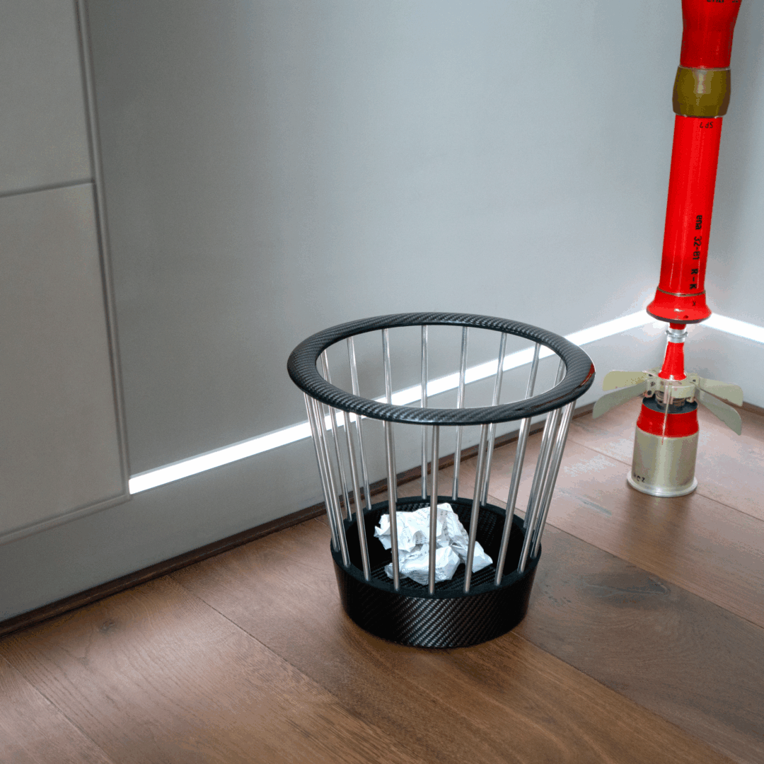 Gilgamesh – Carbon Fibre Waste Paper Basket